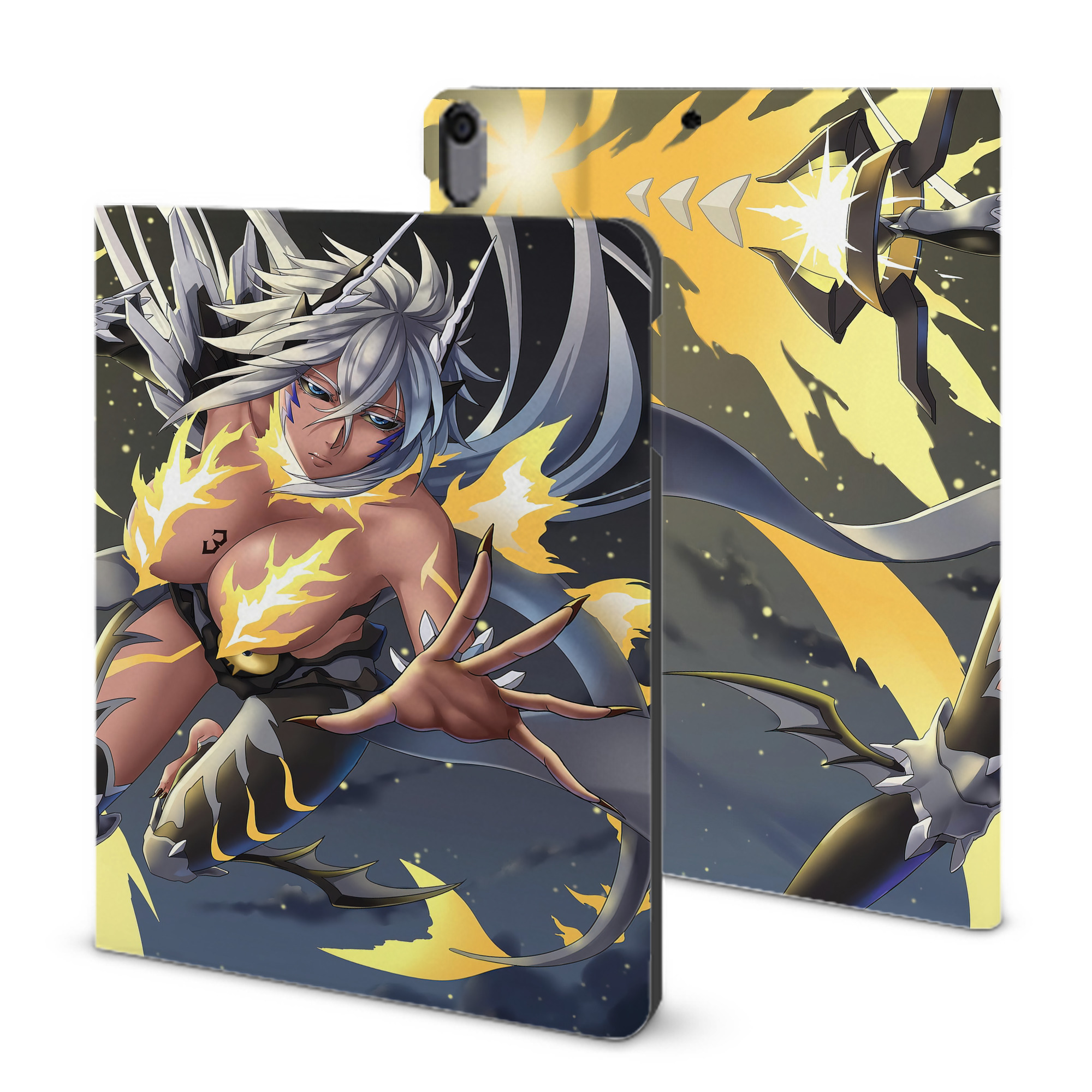 （画像用） ブリーチ BLEACH IPad ケース ブック型 PUレザー TPU 耐衝撃 軽量 薄型 ペン収納なし 全面保護 IPad 各モデル対応